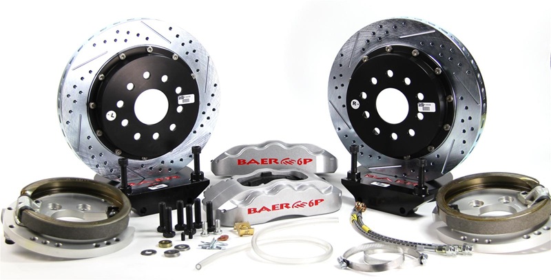 Baer Claw Pro+ 14" Silver Rear Brake Kit 12-17 Challenger
